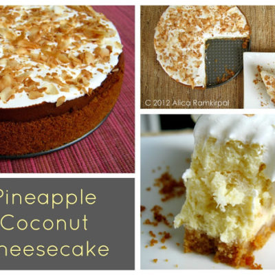 Pineapple Coconut Cheesecake - Alica's Pepperpot