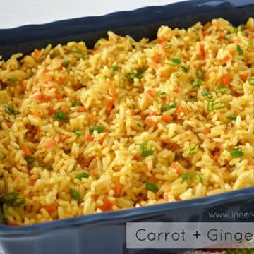 Side Dish: Carrot & Ginger Rice - Alica's Pepper Pot