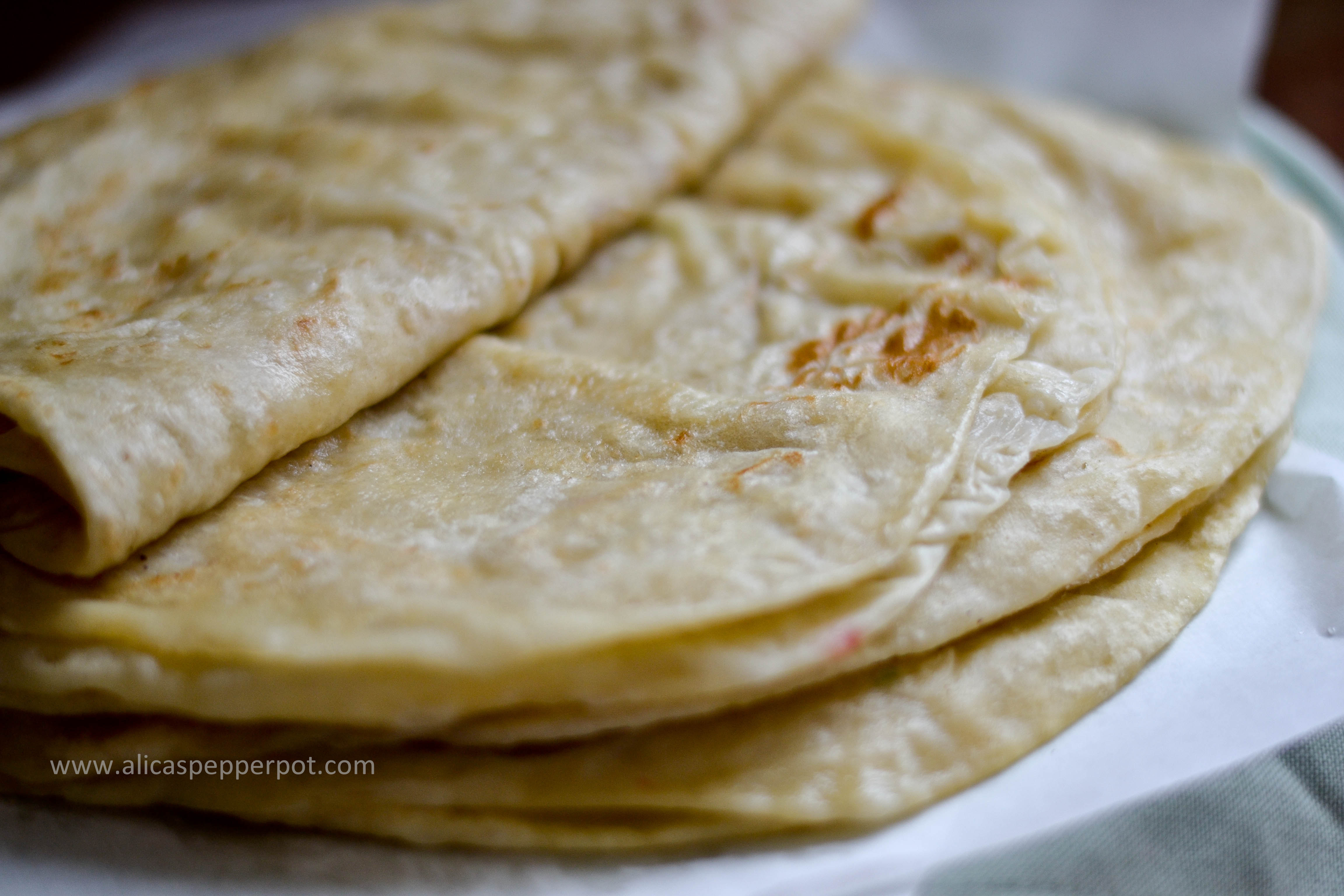 Aloo Roti (Potato Stuffed Flatbread) - Alica's Pepperpot