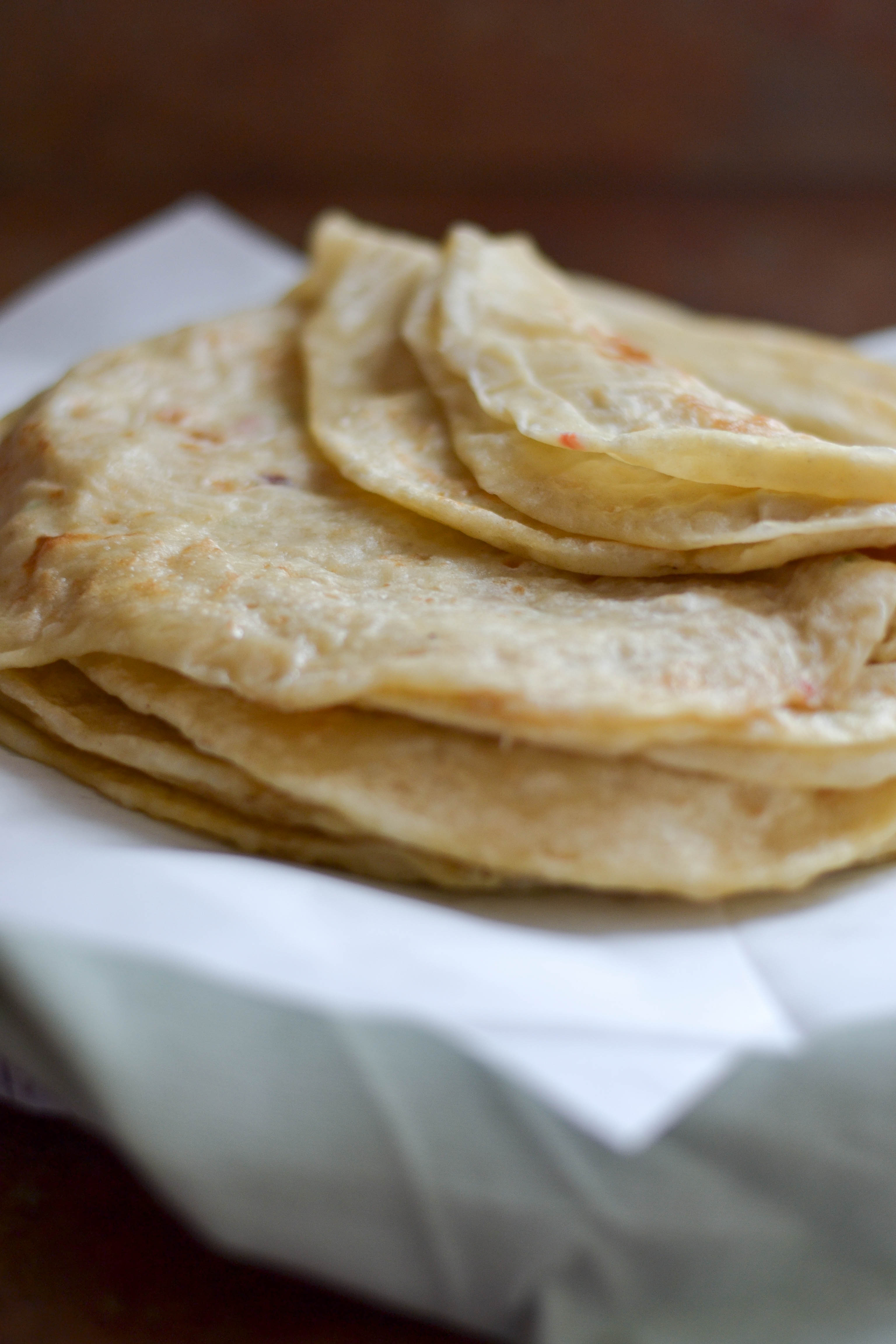 Aloo roti (potato stuffed flatbread) - Alica's Pepperpot