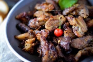 Guyanese Garlic Pork - Alica's Pepperpot