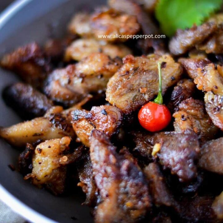 Guyanese Garlic Pork - Alica's Pepperpot