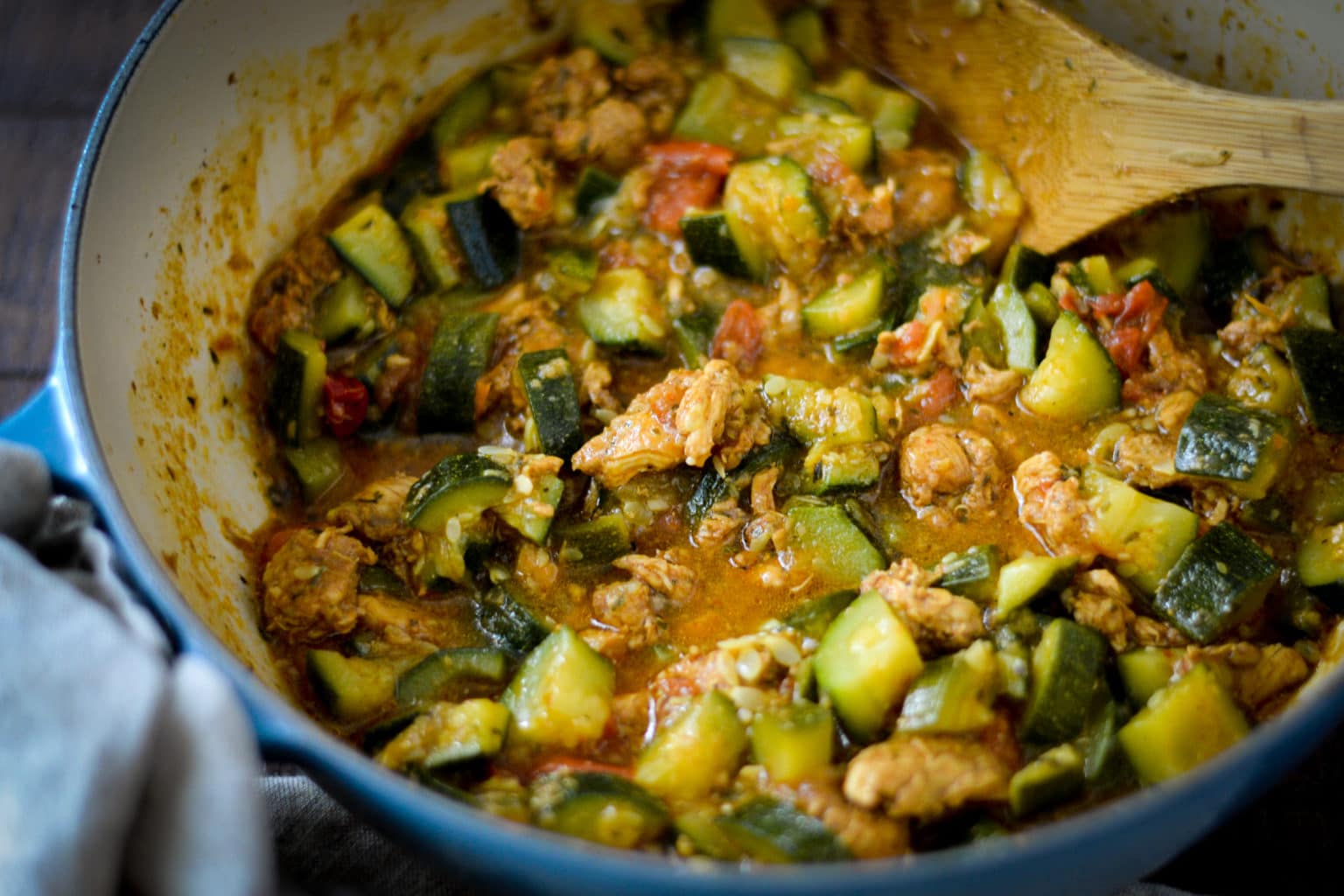 Chicken and zucchini stew - Alica's Pepperpot